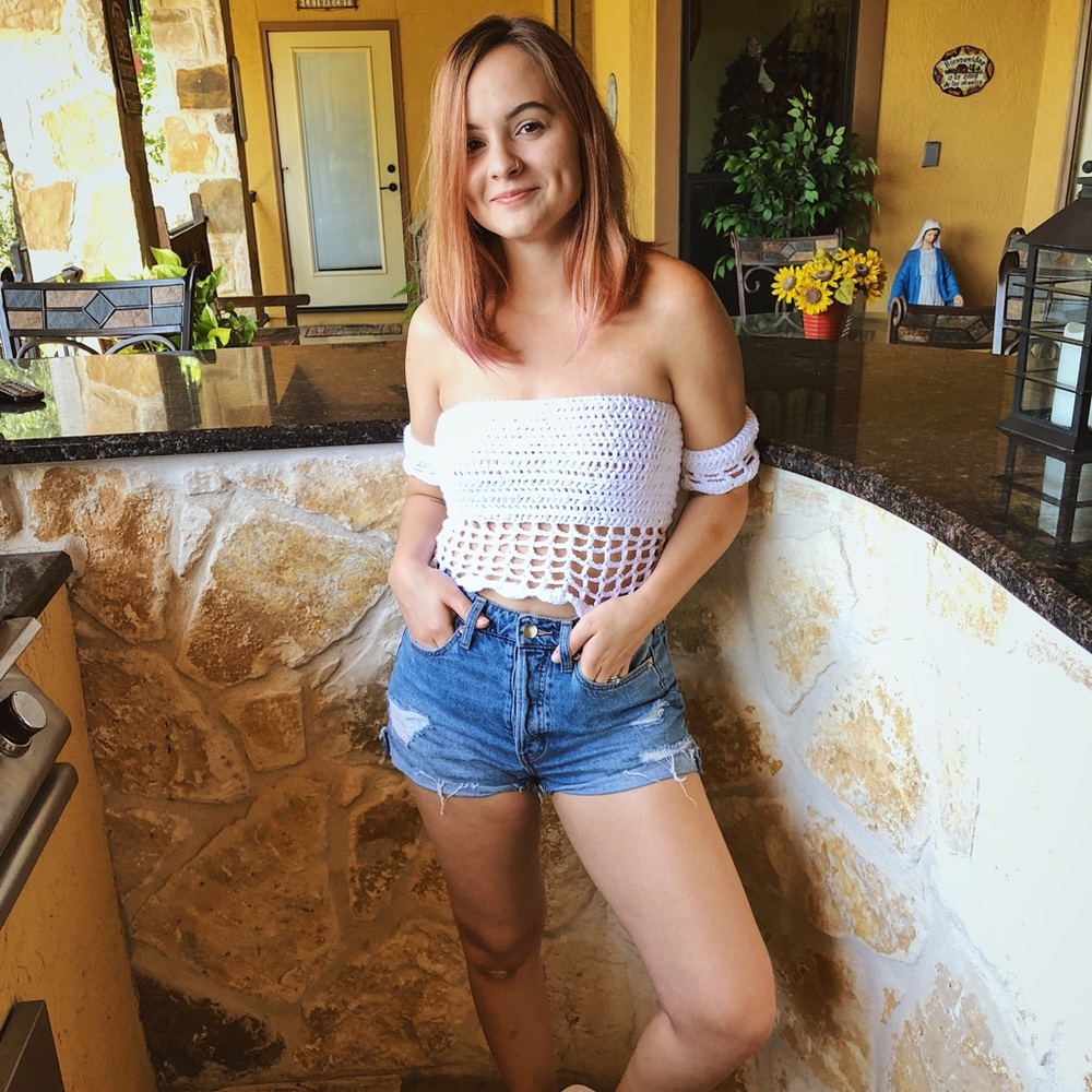Handmade crochet top